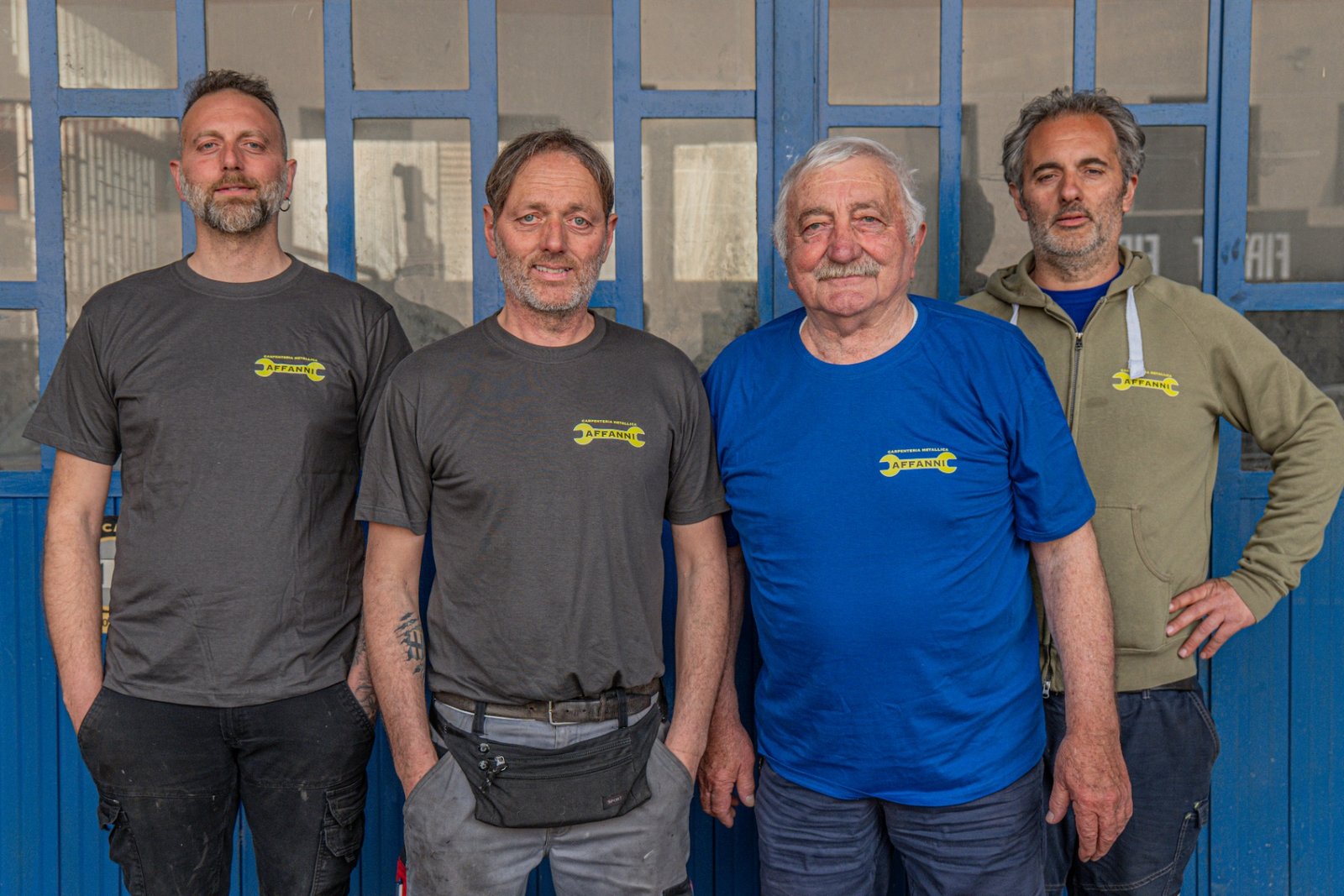 Tutto il team della Carpenteria Metallica Affanni